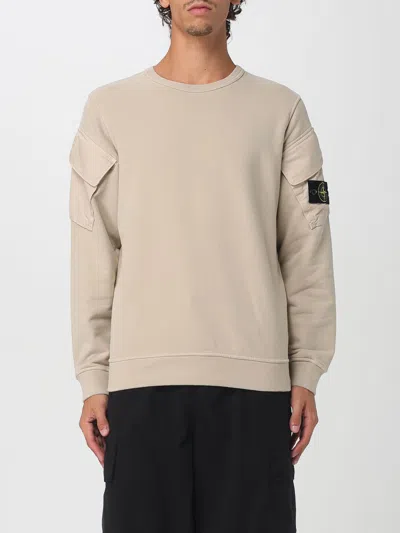 STONE ISLAND SWEATSHIRT STONE ISLAND MEN COLOR BEIGE,431846022