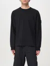 Stone Island Lightweight Wool Crew Neck Pullover In Black