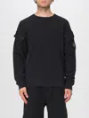 Stone Island Cotton Sweatshirt In Black