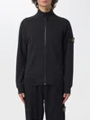 Stone Island Compass-badge Zip-up Jacket In Black