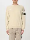 Stone Island Old Effect Sweatshirt In Brown