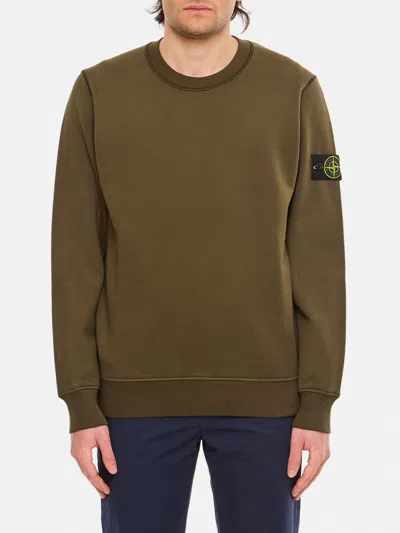 STONE ISLAND SWEATSHIRT STONE ISLAND MEN COLOR FOREST GREEN,424656075