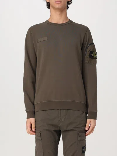 STONE ISLAND SWEATSHIRT STONE ISLAND MEN COLOR GREEN,424666012