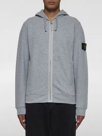 Stone Island Sweatshirt  Men Color Grey In Grau