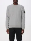 Stone Island 5100056 Lambswool Sweater In Gray