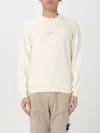 Stone Island Sweatshirt 6100665 In Cotton With Logo Print In White
