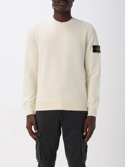 STONE ISLAND SWEATSHIRT STONE ISLAND MEN COLOR IVORY,431844044