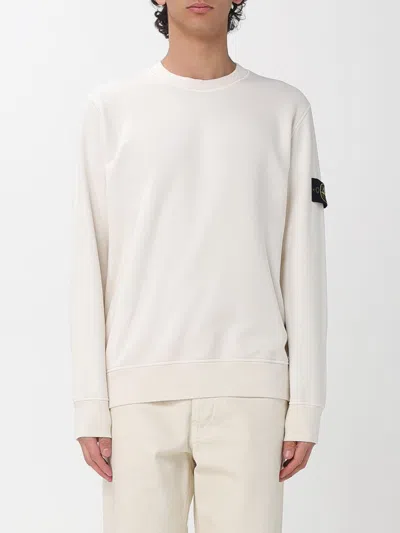 Stone Island Sweatshirt Men  In White