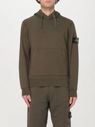 STONE ISLAND SWEATSHIRT STONE ISLAND MEN COLOR MILITARY,424658055
