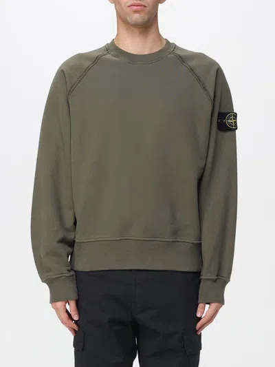 STONE ISLAND SWEATSHIRT STONE ISLAND MEN COLOR MILITARY,431848055
