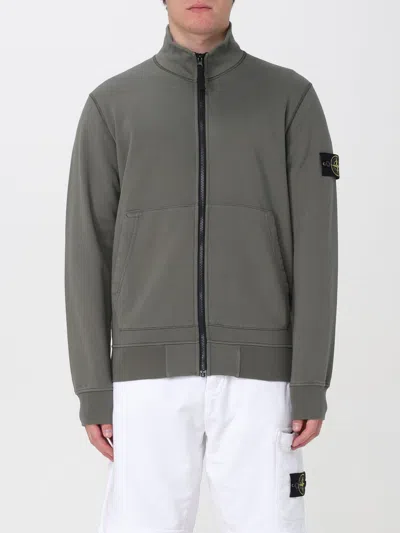 Stone Island Sweatshirt  Men Color Moss Green In Moss Green