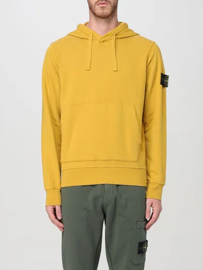 STONE ISLAND SWEATSHIRT STONE ISLAND MEN COLOR MUSTARD,417134046