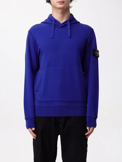 STONE ISLAND SWEATSHIRT STONE ISLAND MEN COLOR ROYAL BLUE,424658084