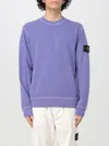 Stone Island Compass-badge Sweatshirt In Violet