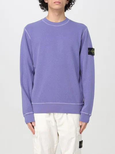 STONE ISLAND SWEATSHIRT STONE ISLAND MEN COLOR VIOLET,424663019