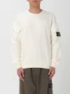 Stone Island Sweatshirt  Men Color White In Metallic