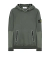 Stone Island Sweatshirt Green Cotton In Green