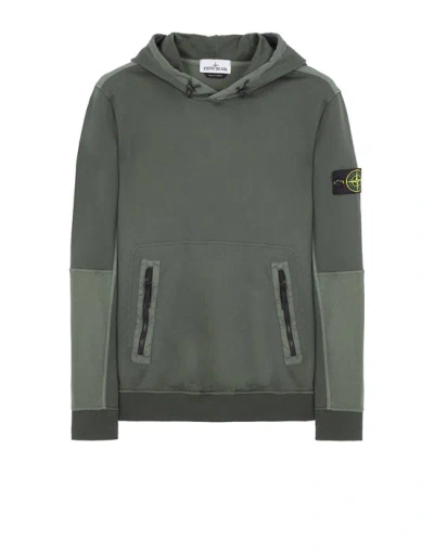 Stone Island Sweatshirt Green Cotton