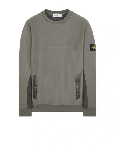 Stone Island Sweatshirt Green Cotton
