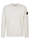 Stone Island Ribbed Knit Sweater With Crew Neckline And Logo Patch In Multi