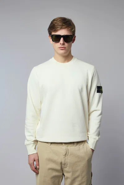 Stone Island Sweatshirt In White