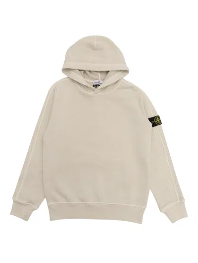 Stone Island Kids' Sweatshirt In White