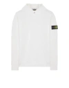 Stone Island Organic Cotton Hoodie In White