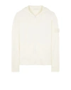 Stone Island Sweatshirt White Cotton In White