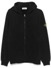 Stone Island Compass-badge Hoodie In Black