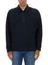 Stone Island Men Sweatshirt With Logo In Blue