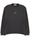 Stone Island Crew Neck Long Sleeve Ribbed Sweater In Multi