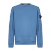 Stone Island Blue 5100071 Light Rws Pure Wool Sweater In Blue