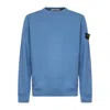 Stone Island Blue 5100071 Light Rws Pure Wool Sweater In Blue