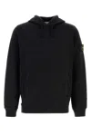 Stone Island 6100029 Brushed Organic Cotton Fleece In Blue