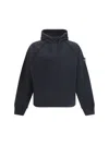 Stone Island Logo Sweatshirt In Black