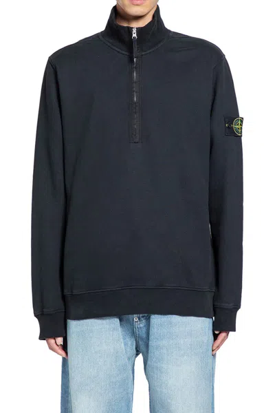 Stone Island Sweatshirts In Blue