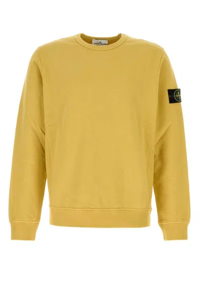 Stone Island Sweatshirts In Yellow