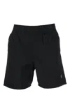 Stone Island Swim Boxer With Logo In Black