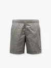 Stone Island Compass Swim Trunks In Grey