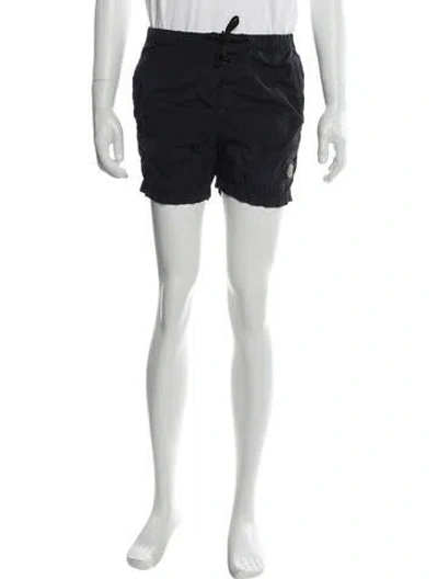 Pre-owned Stone Island Swim Trunks In Blue