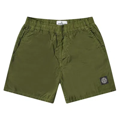 Pre-owned Stone Island Swimming Trunks 'olive' | Green | Men's Size S