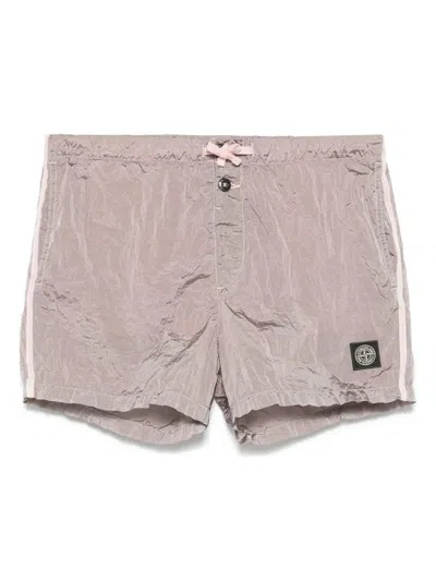 Stone Island Swimsuit In Neutral