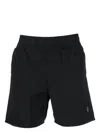 Stone Island Swim Boxer With Logo In Black