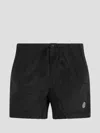 Stone Island Polyamide Shorts In Black