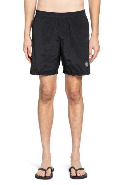 Stone Island Swimwear In Black