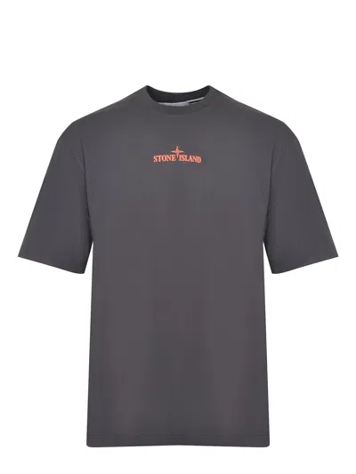 Stone Island T-shirt In Gray