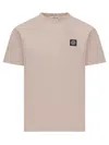 Stone Island Logo Patch T-shirt 'dove Grey' In Neutral