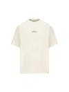 Stone Island Logoed T-shirt Raglan Sleeves In White
