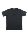 Stone Island Short-sleeved Round Collar T-shirt In Blue