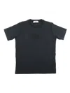 Stone Island Short-sleeved Round Collar T-shirt In Blue